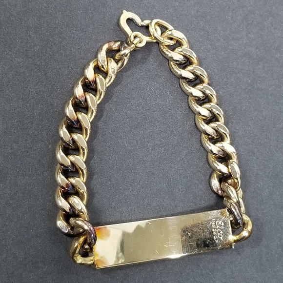 Elco 12k Gold Filled Chunky Bracelet - Picture 11 of 14